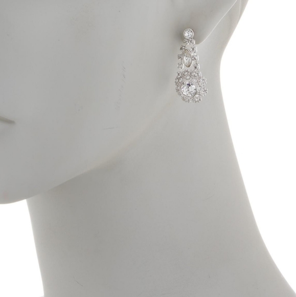 Ted Baker Somaa Swarovski Crystal Drop Earrings - Picture 2 of 4
